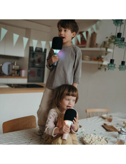 Μικρόφωνο καραόκεμε φως και bluetooth. Kidywolf. Happy bee