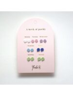 Σκουλαρίκια με 7 σετ Chance. Yuko B. Happy bee