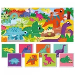 Baby puzzle Dinosaurs. Ludattica. Happy bee