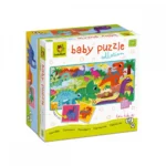Baby puzzle Dinosaurs. Ludattica. Happy bee