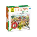 Detective puzzle the farm. Ludattica. Happy bee