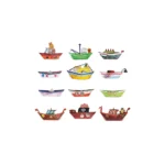 Origami Boats. Ludattica. Happy bee