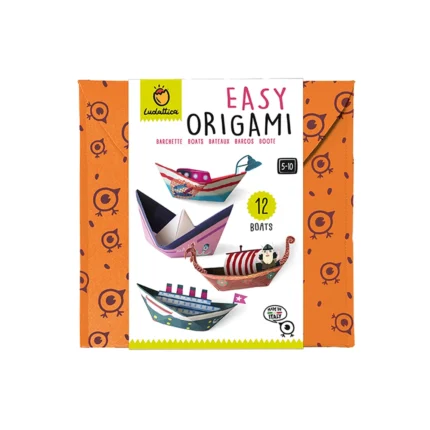 Origami Boats. Ludattica. Happy bee