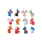 Origami Unicorns. Ludattica. Happy bee