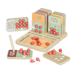 Fruit Tree Number Trainer. Top Bright. Happy bee