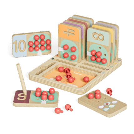 Fruit Tree Number Trainer. Top Bright. Happy bee