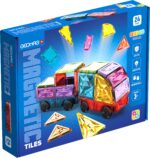 Magnetic Tiles. Gems Vehicles. Geomag. Happy bee