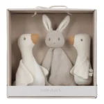 LITTLE DUTCH. Πλεκτό σετ δώρου Newborn Naturals. Happy bee