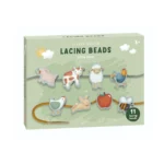 Σετ 11 ξύλινες φιγούρες με κορδόνι Little Farm. Little Dutch. Happy bee