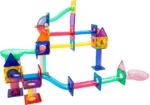 Picasso Tiles Marble Run Set 71pcs. Happy bee
