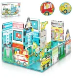 Picasso Tiles Metro City Set 8 Vehicles 50pcss. Happy bee