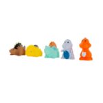 Μπουγελοφατσάκια για το μπάνιο Δεινόσαυροι σετ των 5. Akuku. Happy bee