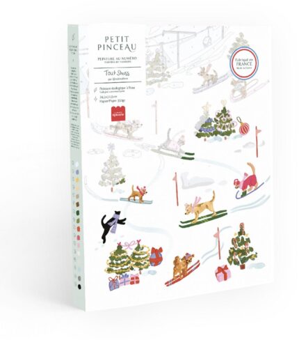 Σετ Ζωγραφικής με Αριθμούς με Πινέλα & Χρώματα La Petite Epicerie tout schuss. Happy bee