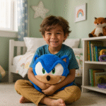 Noxxiez: Sonic Λούτρινo Μαξιλάρι με τσέπες για τα χέρια. Happy bee