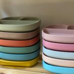 Εκπαιδευτικο Πιάτο Σιλικόνης Nino Sage 6m+. Happy bee