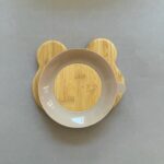 Οικολογικό Πιάτο Bamboo με αντιολισθητική βάση. Happy bee. Nok nok