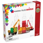 MAGNA-TILES Builder 32 Τεμάχια – Μαγνητικά Πλακίδια STEM για Κατασκευές. Happy bee