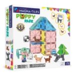 MAGNA-TILES Puppy Park 27 Τεμάχια – Μαγνητικά Πλακίδια STEM με Πάρκο Κατοικίδιων. Happy bee