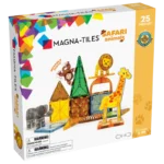 MAGNA-TILES Safari 25 Τεμάχια – Μαγνητικά Πλακίδια STEM με Ζώα Σαφάρι. Happy bee
