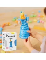 Playmais: Mini Κατασκευή με σφουγγαράκια από άμυλο καλαμποκιού - Πριγκίπισσα. Happy bee