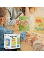 Playmais: Κατασκευές με κάρτες και σφουγγαράκια από άμυλο καλαμποκιού 6τεμ. - Συναισθηματική ενδυνάμωση. Happy bee