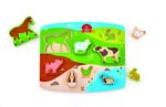 Hape Puzzle & Play Farm Animal Puzzle & Play - Παζλ Τα Ζώα Της Φάρμας. Happy bee