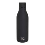 Iron Grey Thermos 550ml. Ecolife. Happy bee