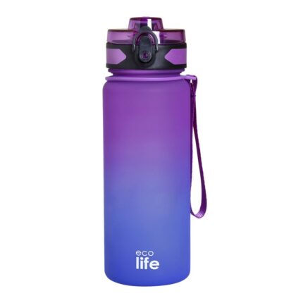 Tritan Middle Purple 800ml. Ecolife. Happy bee