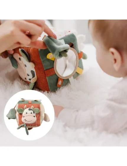 BabyOno: Εκπαιδευτικός Κύβος Δραστηριοτήτων - Αγελάδα Bingo.Happy bee