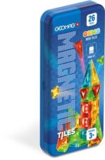 Geomag Magnetic Tiles Mini Travel Set 26pcs.. Happy bee