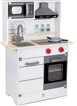 Hape Playfully Delicious Ξύλινη Κουζίνα Super Serve. Happy bee