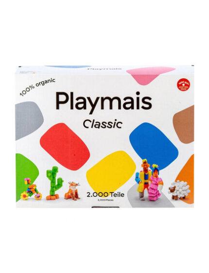 Playmais: 2000 τεμάχια σφουγγαράκια για ελεύθερο παιχνίδι - Κατασκευή από καλαμπόκι. Happy bee