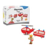 Playmais: Κατασκευές με κάρτες και σφουγγαράκια από άμυλο καλαμποκιού - Πυροσβεστική. Happy bee