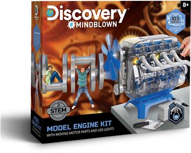 ThreeSixty Diy Kit Engine With Motor & Lights 103Τμχ. Happy bee