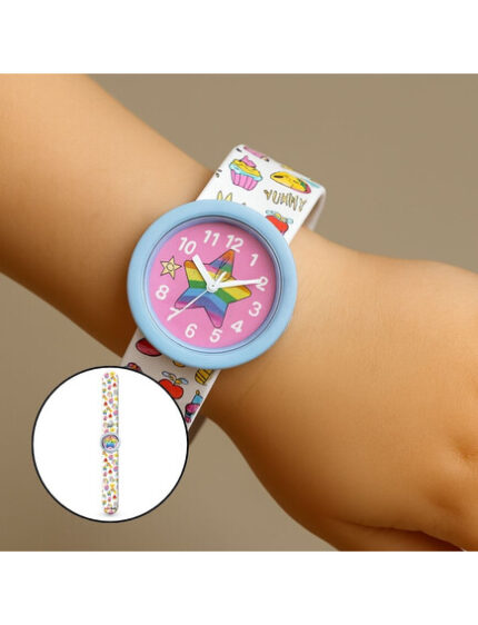 Watchitude: Ρολόϊ χειρός τύπου σλαπ Yummy Treats. Happy bee