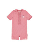 LITTLE DUTCH. Ολόσωμο κοντομάνικο μαγιό Dreamy Pink Sparkle. happy bee