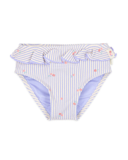 LITTLE DUTCH. Παιδικό μαγιό μπικίνι με βολάν Dreamy Stripes. Happy bee