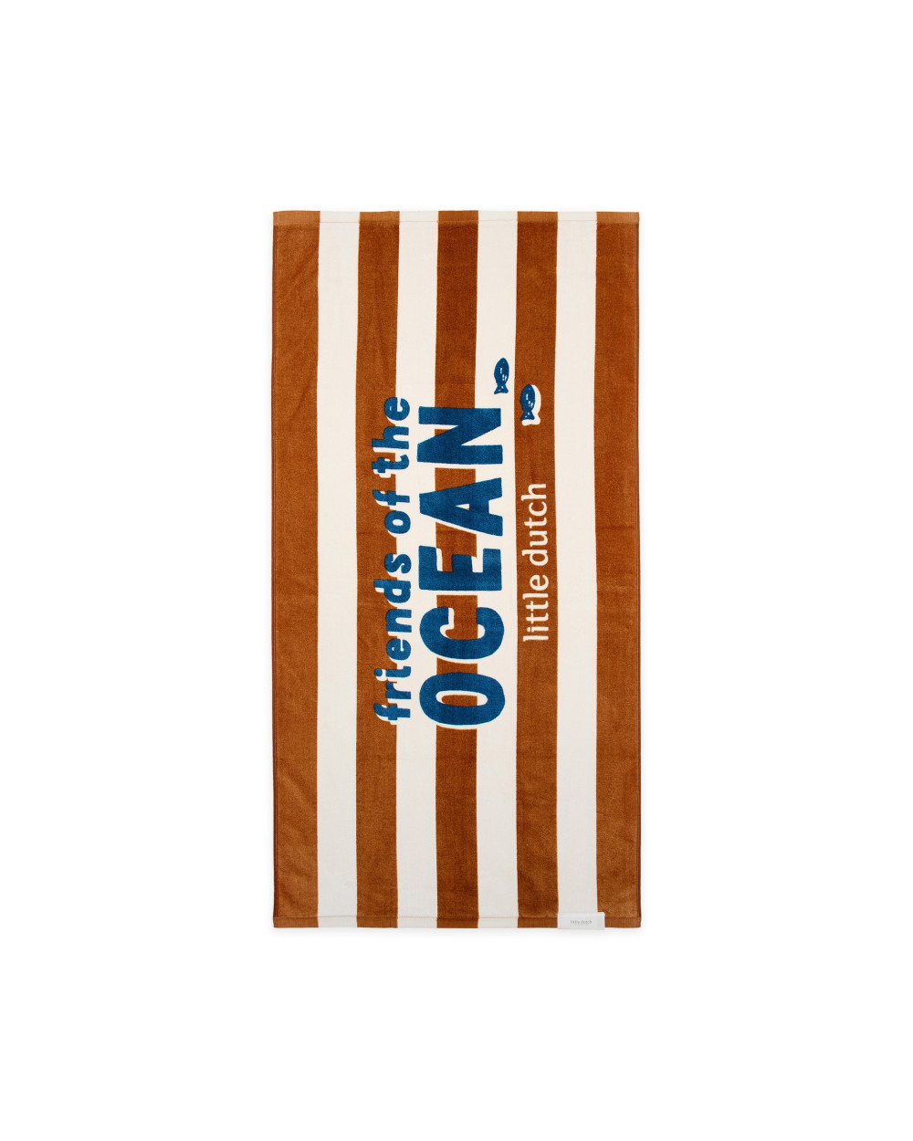 LITTLE DUTCH. Πετσέτα θαλάσσης Ocean World Brown Stripe LITTLE DUTCH. Πετσέτα θαλάσσης Ocean World Brown Stripe . Happy bee