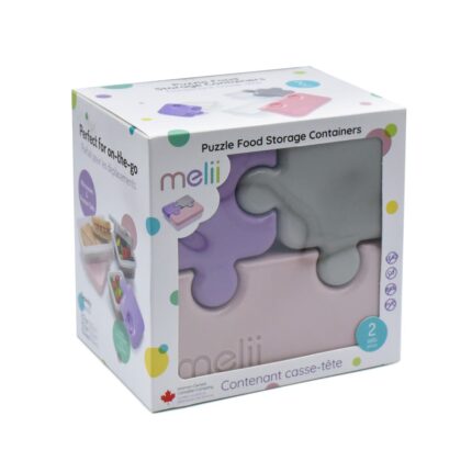 Melli – Φαγητοδοχείο Puzzle Bento 2 τεμάχια – Girl’s. Happy bee