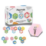 Playmais: Κατασκευές με κάρτες και σφουγγαράκια από άμυλο καλαμποκιού 18 τεμ. - Χόμπι και επαγγέλματα. Happy bee