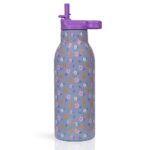Flower Bloom Thermos 550ml | Με Εσωτερικό Καλαμάκι. Ecolife. Happy bee