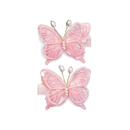 Hair Claws - Chaja - Butterfly - Pink. Souza. Happy bee