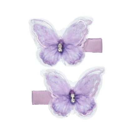 Hair Claws - Rifke - Butterfly - Purple. Souza. Happy bee