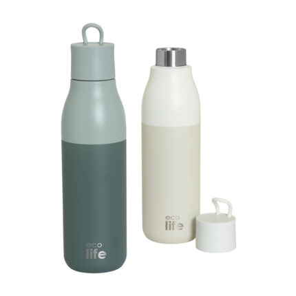 Θερμός Ανοξείδωτο Κρεμ - 750ml. Ecolife. Happy bee