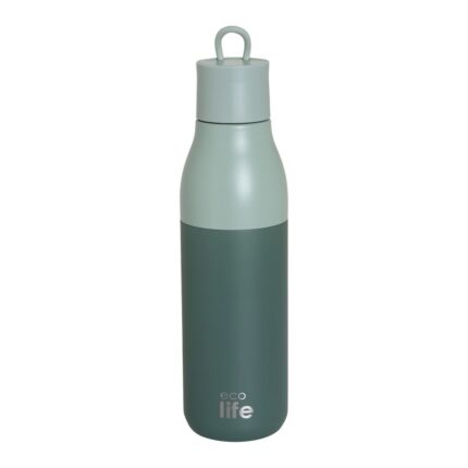 Θερμός Ανοξείδωτο Πράσινο - 750ml. Ecolife. Happy bee