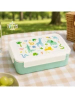 A little lovely company: Δοχείο φαγητού Bento με χωρίσματα- 1,2 L - Jungle. Happy bee