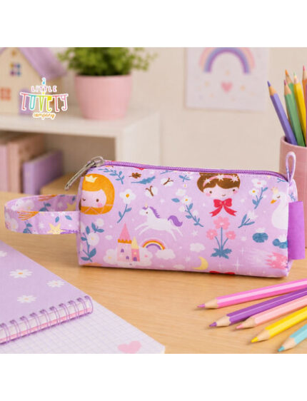 A little lovely company: Κασετίνα βαρελάκι -Princesses. Happy bee